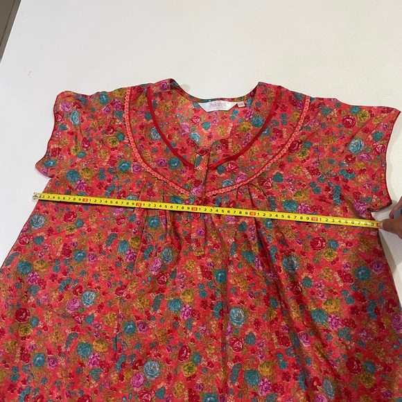 (SOLD)❌Light Tomato Red Maternity Gown- Used - Picture 10 of 11